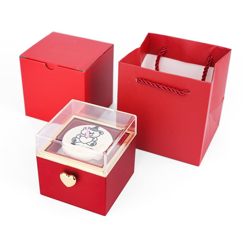 The Mystic Flip™ Magic Surprise Ring Box - Creative Proposal Gift for Her, Empty Gift Box Present Reveal